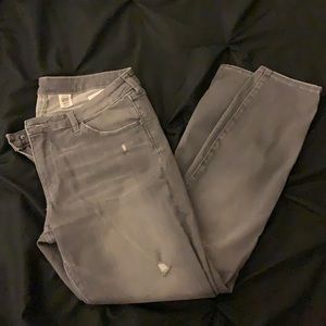 Grey Low Rise Jeans